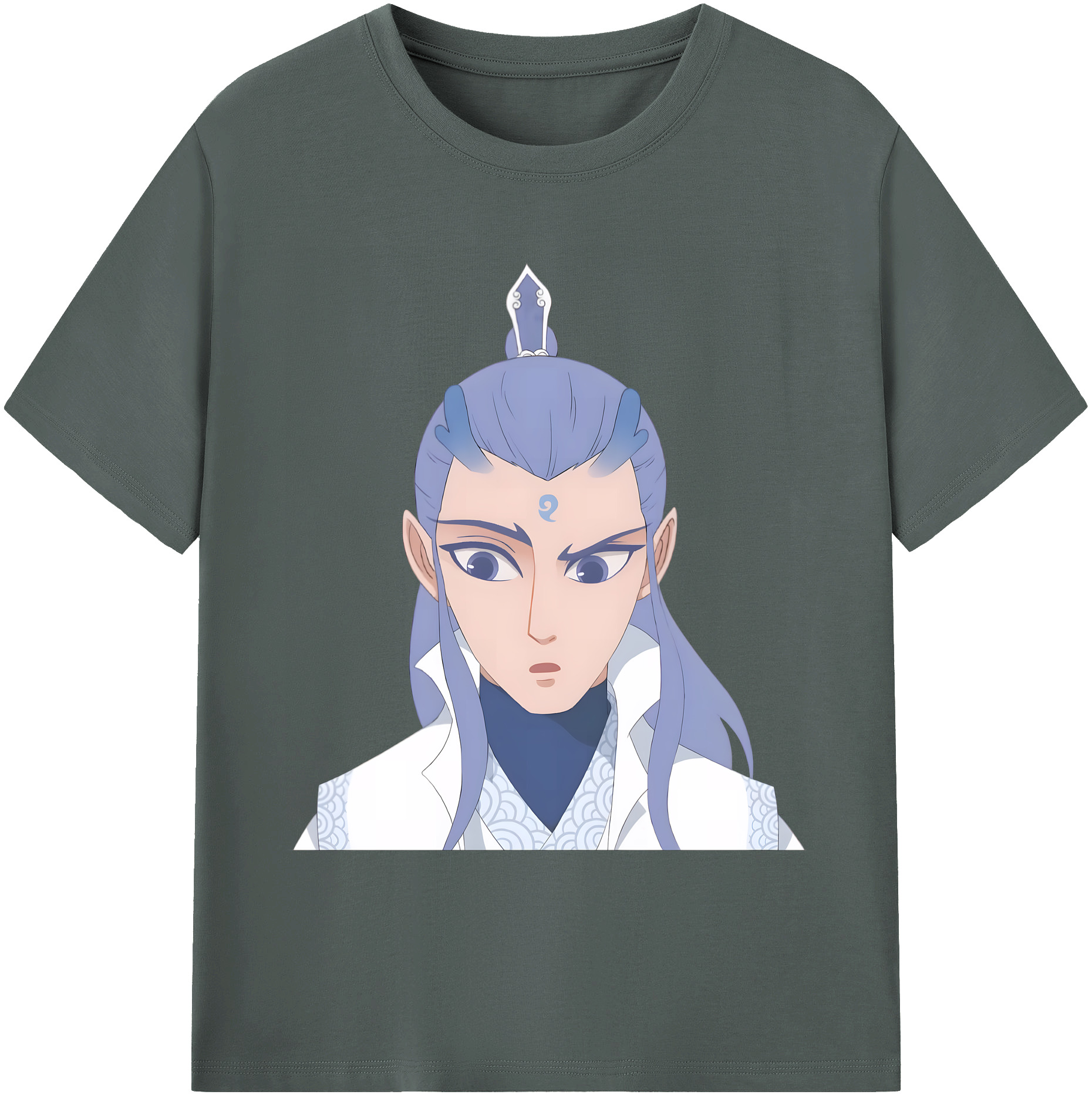 （画像用） Ne Zha 2 ナタ 魔童の大暴れ 綿100％ メンズ半袖Tシャツ｜肌触りやわらか＆通気性